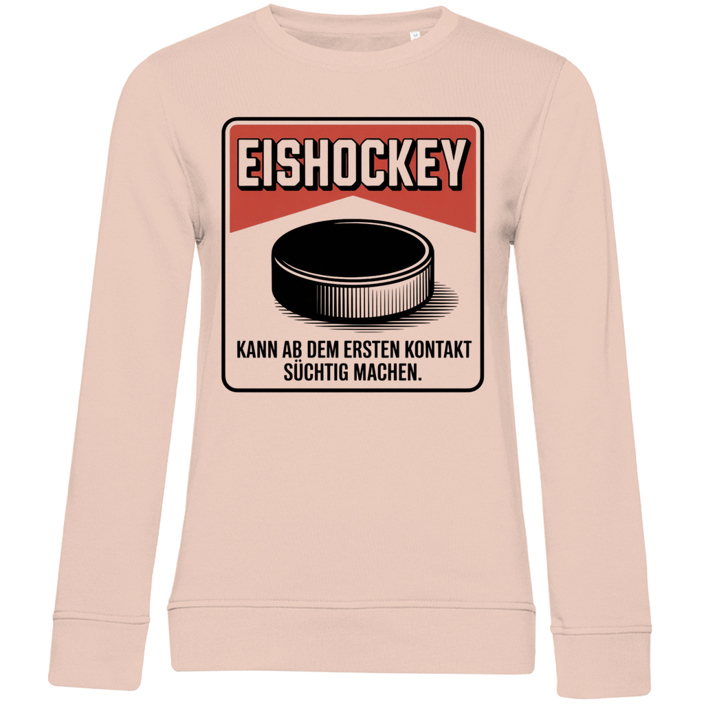 Ladies Sweatshirt EISHOCKEY ZIGARETTENSCHACHTEL