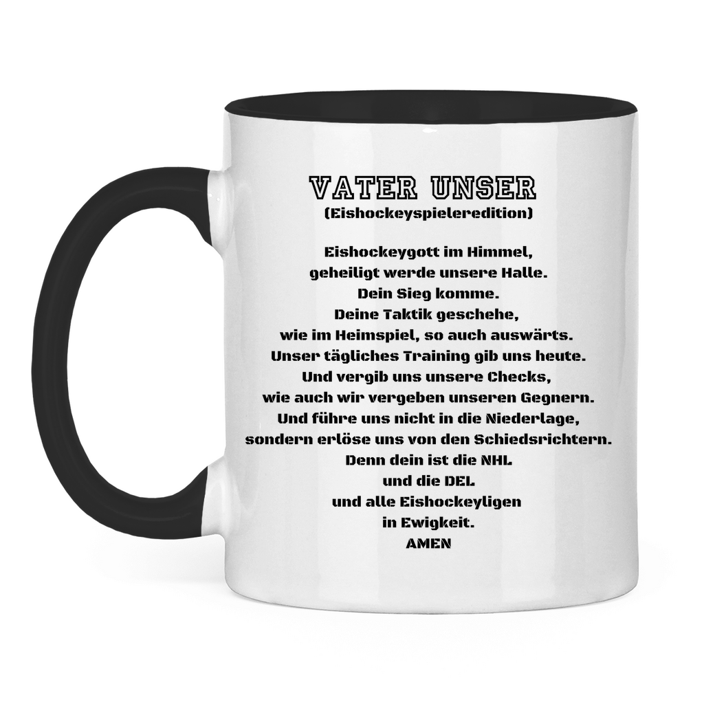 Tasse zweifarbig VATER UNSER SPIELER