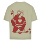 Oversize T-Shirt HOCKEY HERZKÖNIGIN (front&back)