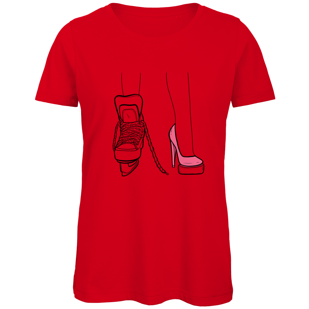 Ladies T-Shirt SKATES & HEELS