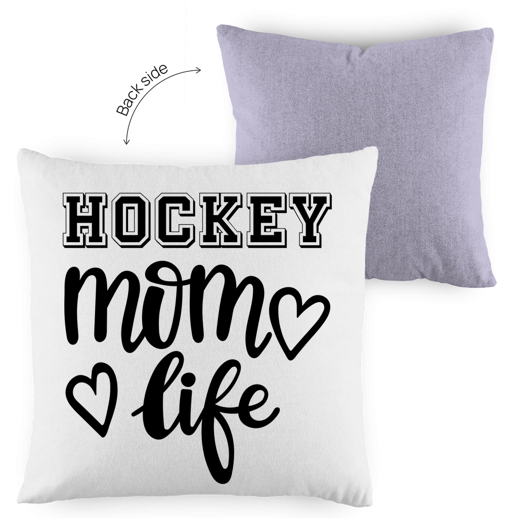 Kopfkissen zweifarbig HOCKEY MOM LIFE
