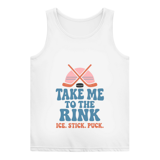 Ladies Tank Top TAKE ME TO THE RINK