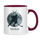 Tasse zweifarbig STERNZEICHEN TAURUS / STIER