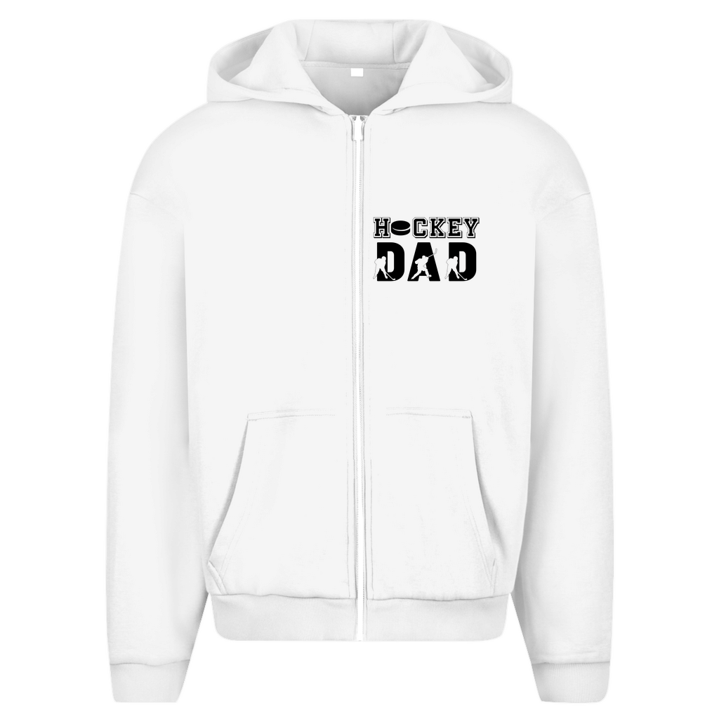 Oversize Zipper HOCKEYDAD SPIELER (front&back)