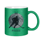 Glitzertasse STERNZEICHEN PISCES / FISCH