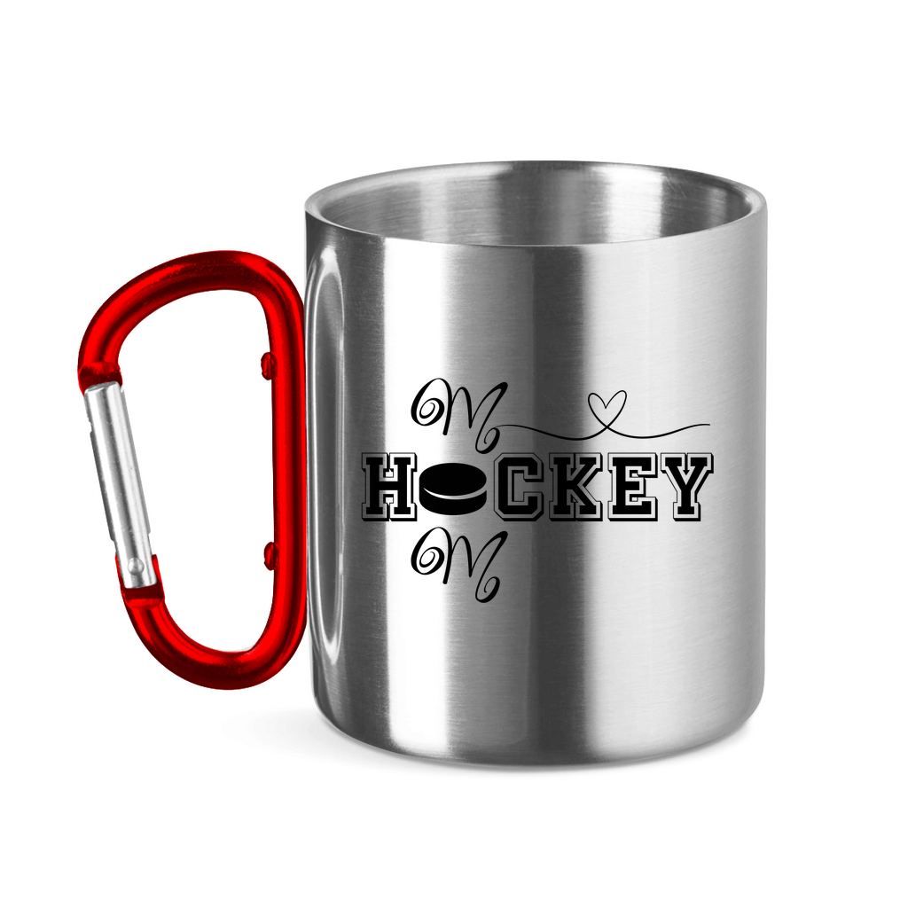 Edelstahltasse HOCKEY MOM HEART