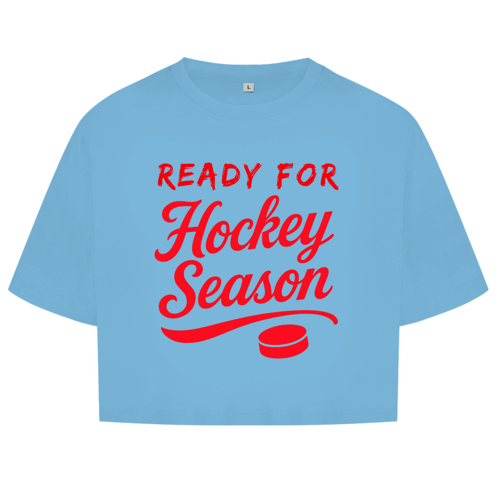 Ladies Crop Top READY FOR HOCKEY SEASON