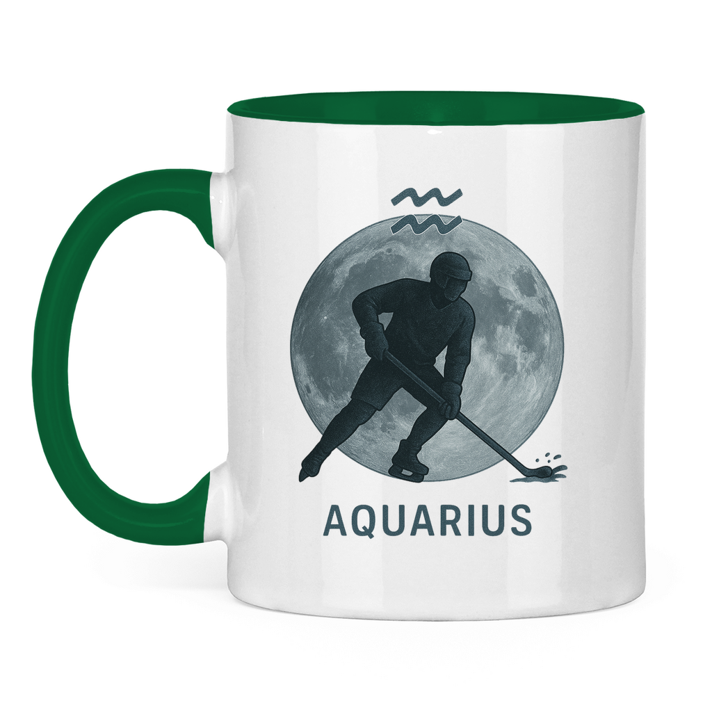 Tasse zweifarbig STERNZEICHEN AQUARIUS / WASSERMANN
