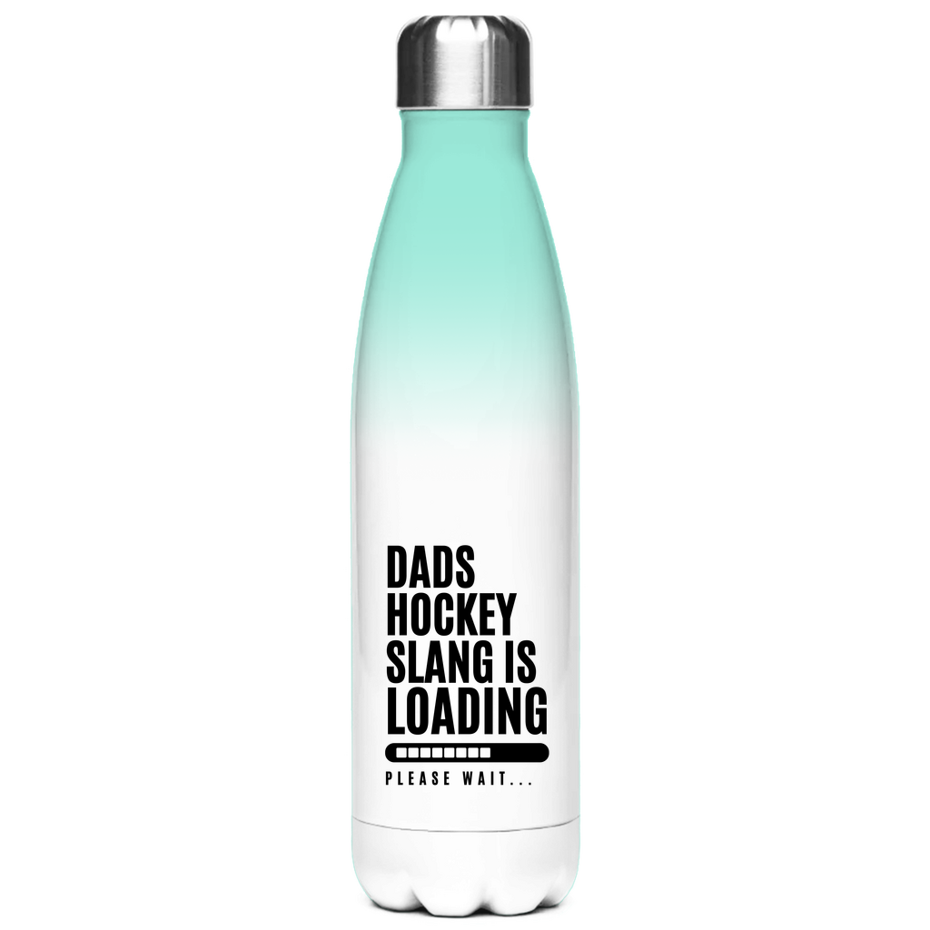 Edelstahl-Thermoflasche HOCKEYDADS SLOGAN