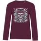 Ladies Sweatshirt HOCKEY SKULL