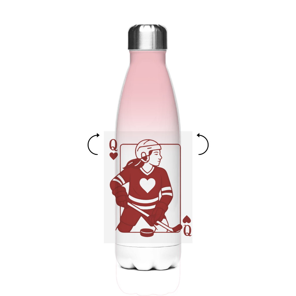 Edelstahl-Thermoflasche HOCKEY HERZKÖNIGIN