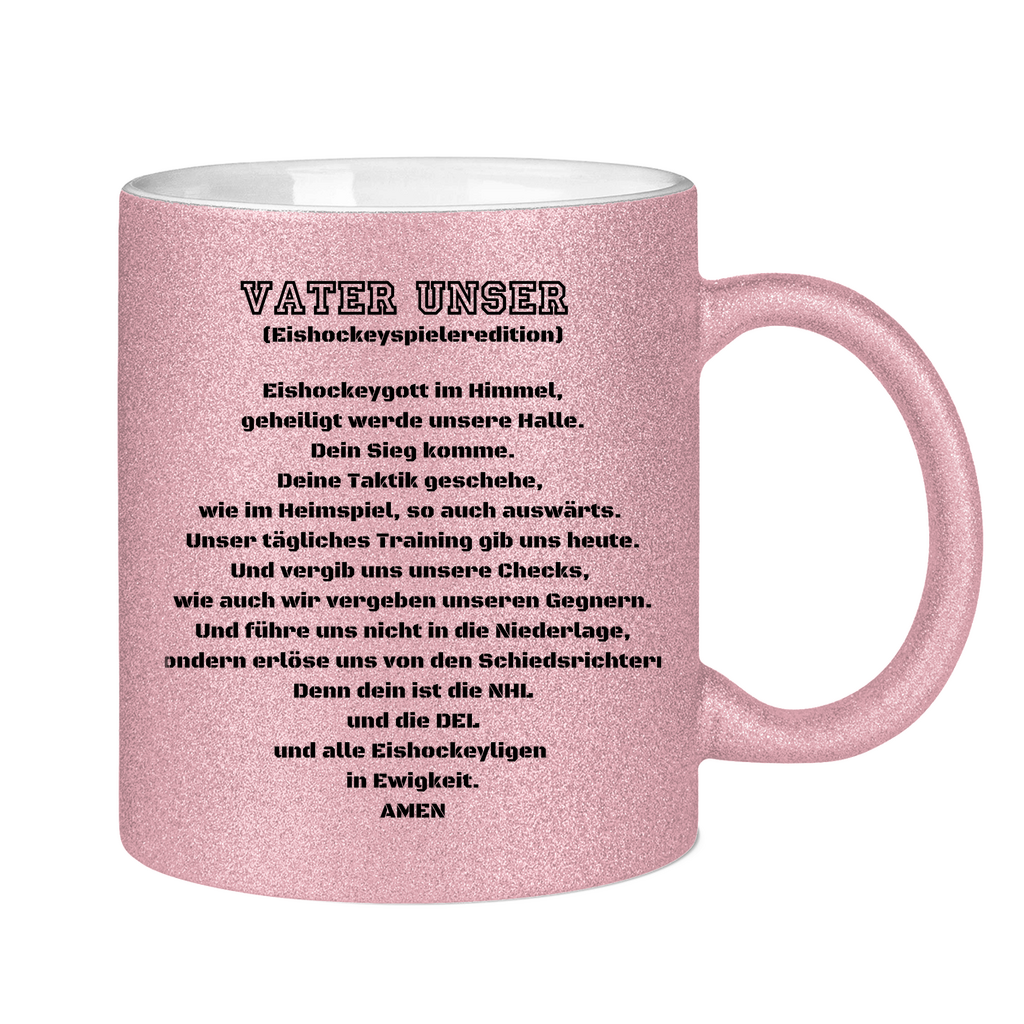 Glitzertasse VATER UNSER SPIELER