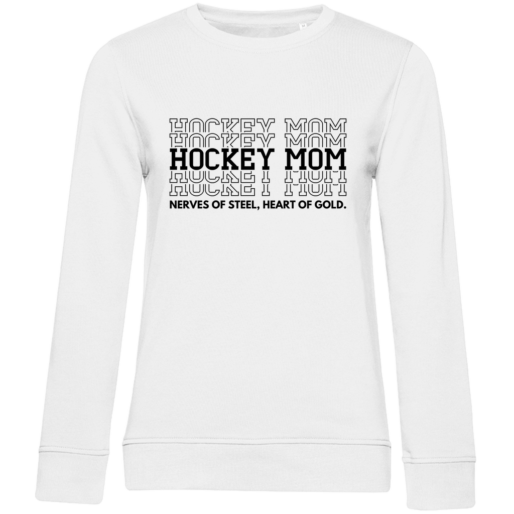 Ladies Sweatshirt HOCKEYMOM NERVES & HEART