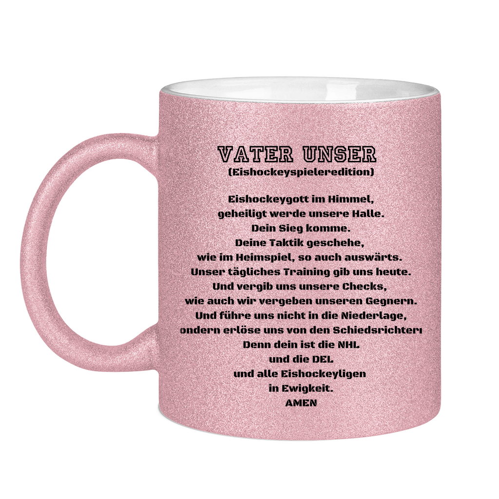 Glitzertasse VATER UNSER SPIELER