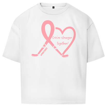 Oversize T-Shirt PINKTOBER STRONGER TOGETHER