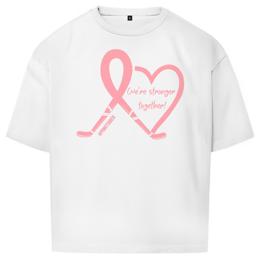 Oversize T-Shirt PINKTOBER STRONGER TOGETHER