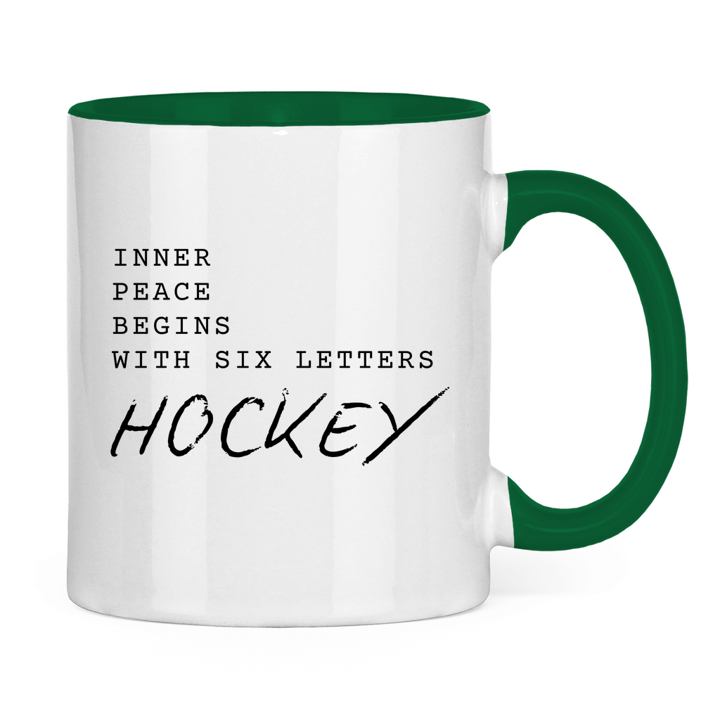 Tasse zweifarbig INNER PEACE