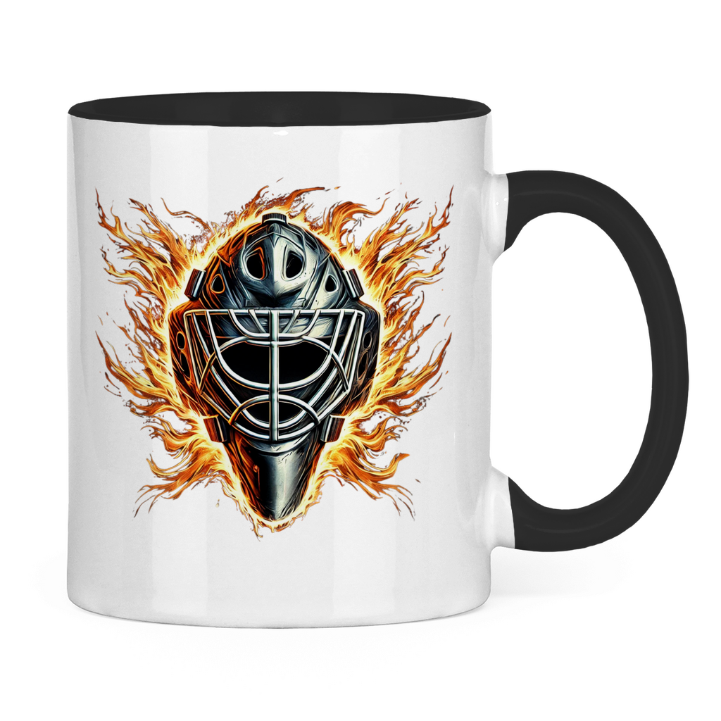 Tasse zweifarbig BURNING MASK