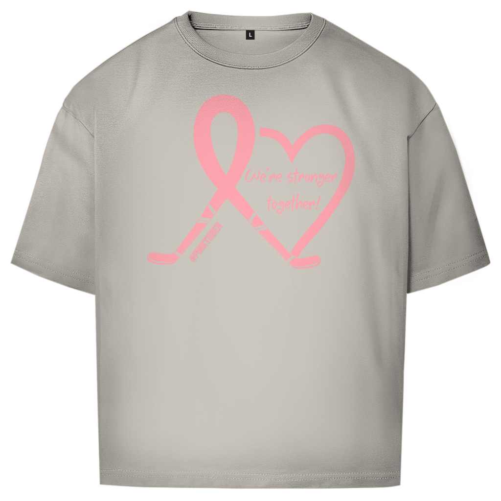 Oversize T-Shirt PINKTOBER STRONGER TOGETHER