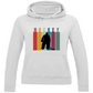 Ladies Hoodie COLOURFUL HOCKEY GOALIE