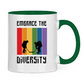 Tasse zweifarbig EMBRACE THE DIVERSITY