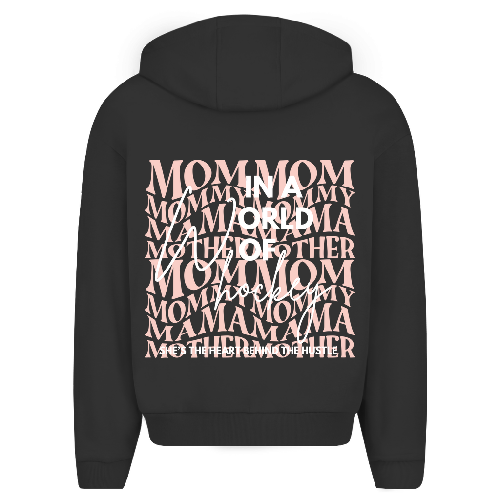 Oversize Zipper WORLD OF HOCKEY - MOM (back)