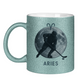Glitzertasse STERNZEICHEN ARIES / WIDDER
