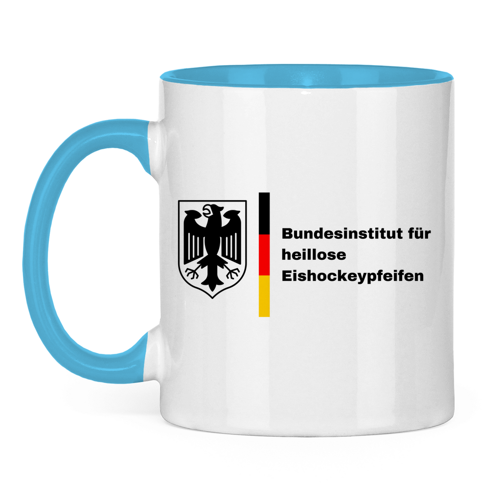 Tasse zweifarbig BUNDESINSTITUT PFEIFEN