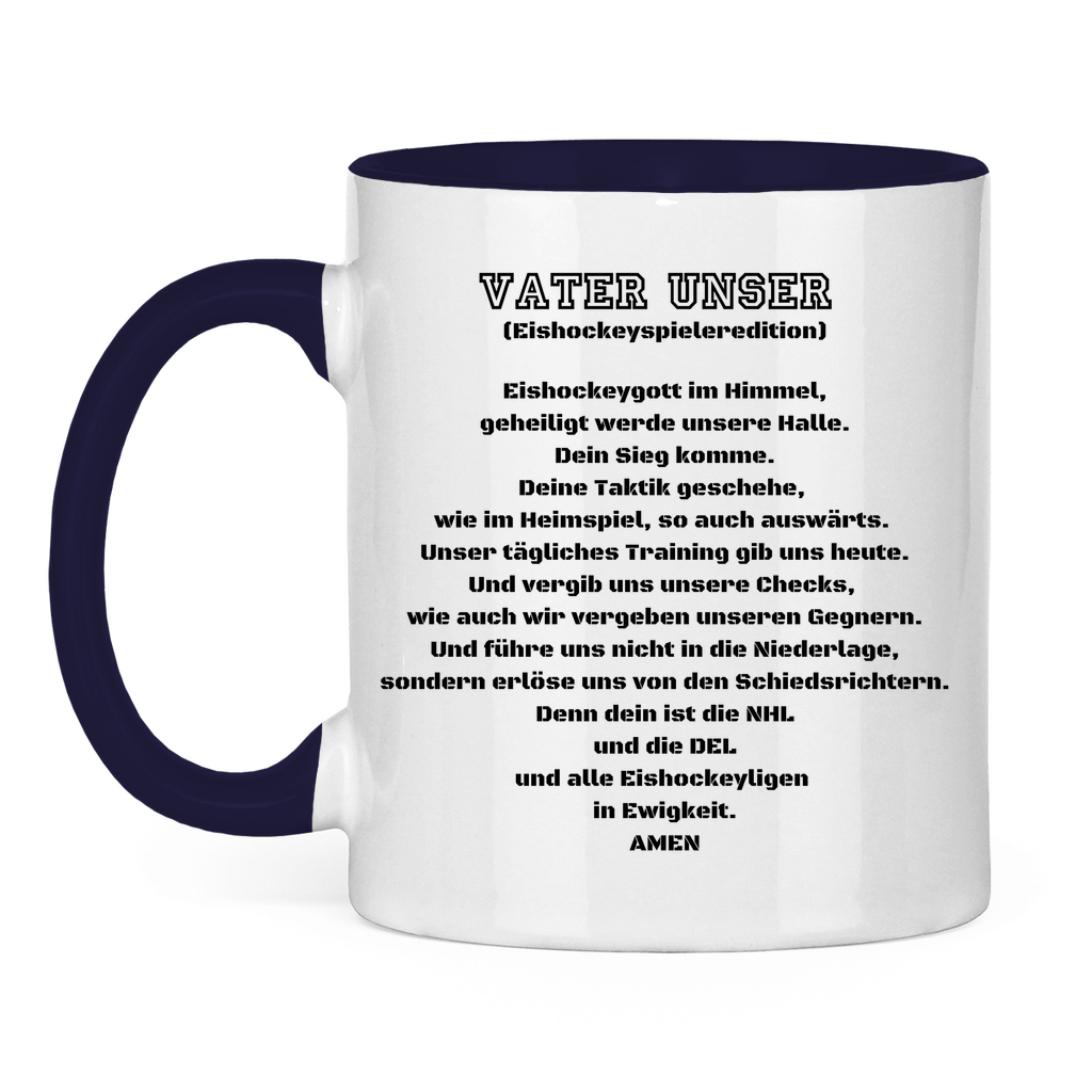 Tasse zweifarbig VATER UNSER SPIELER