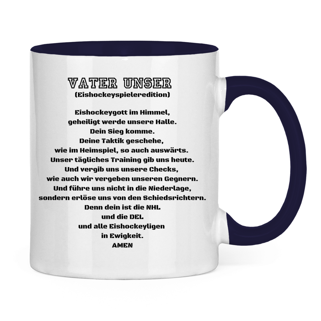 Tasse zweifarbig VATER UNSER SPIELER