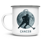 Emaille Tasse STERNZEICHEN CANCER / KREBS