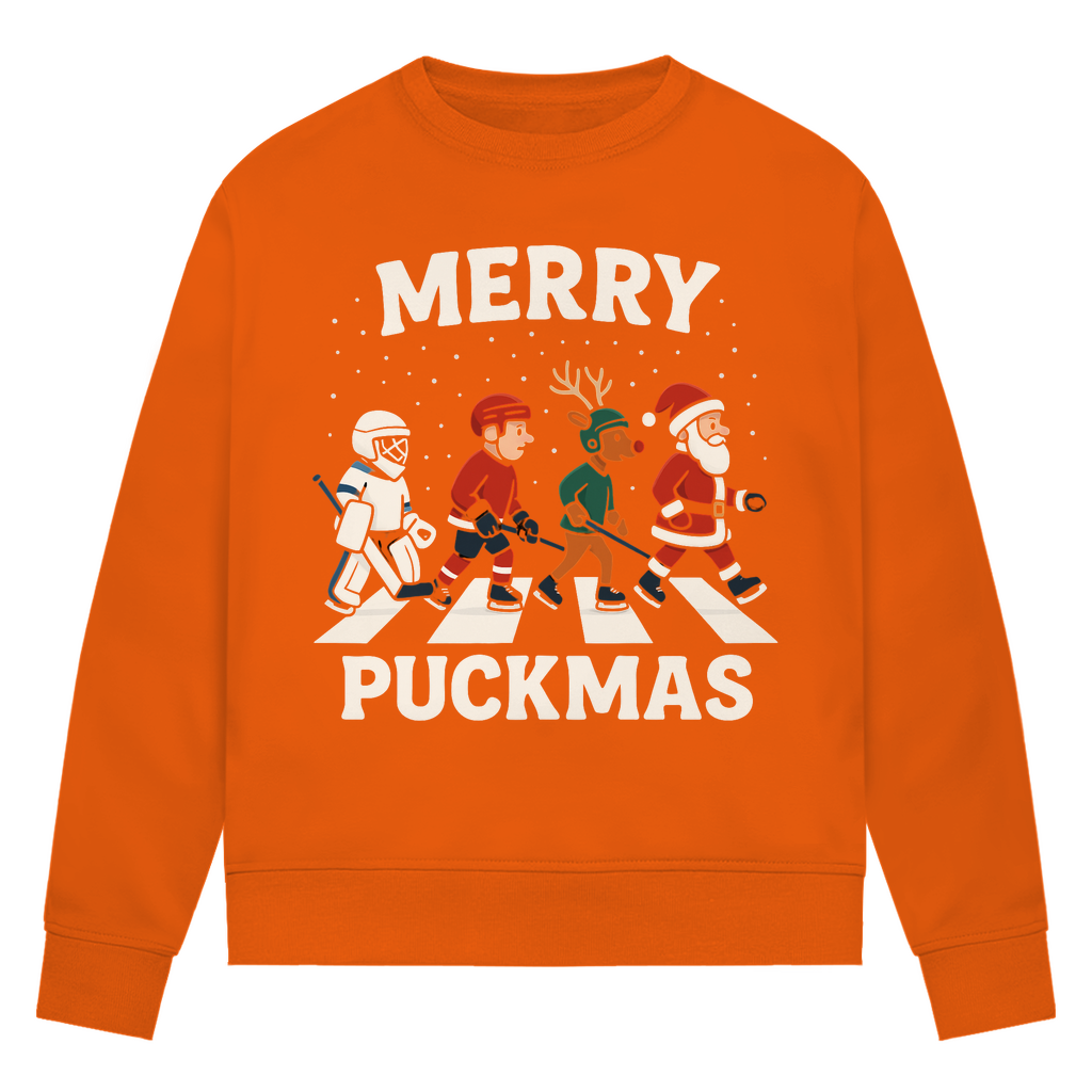 Ladies Sweatshirt MERRY PUCKMAS WALK