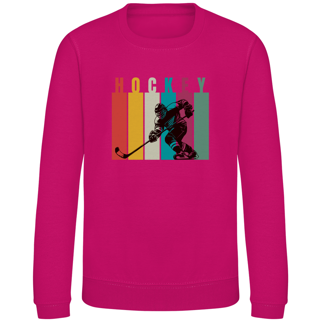 Kids Sweatshirt COLOURFUL HOCKEYPLAYER