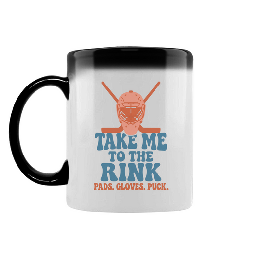 Zaubertasse TAKE ME TO THE RINK GOALIE