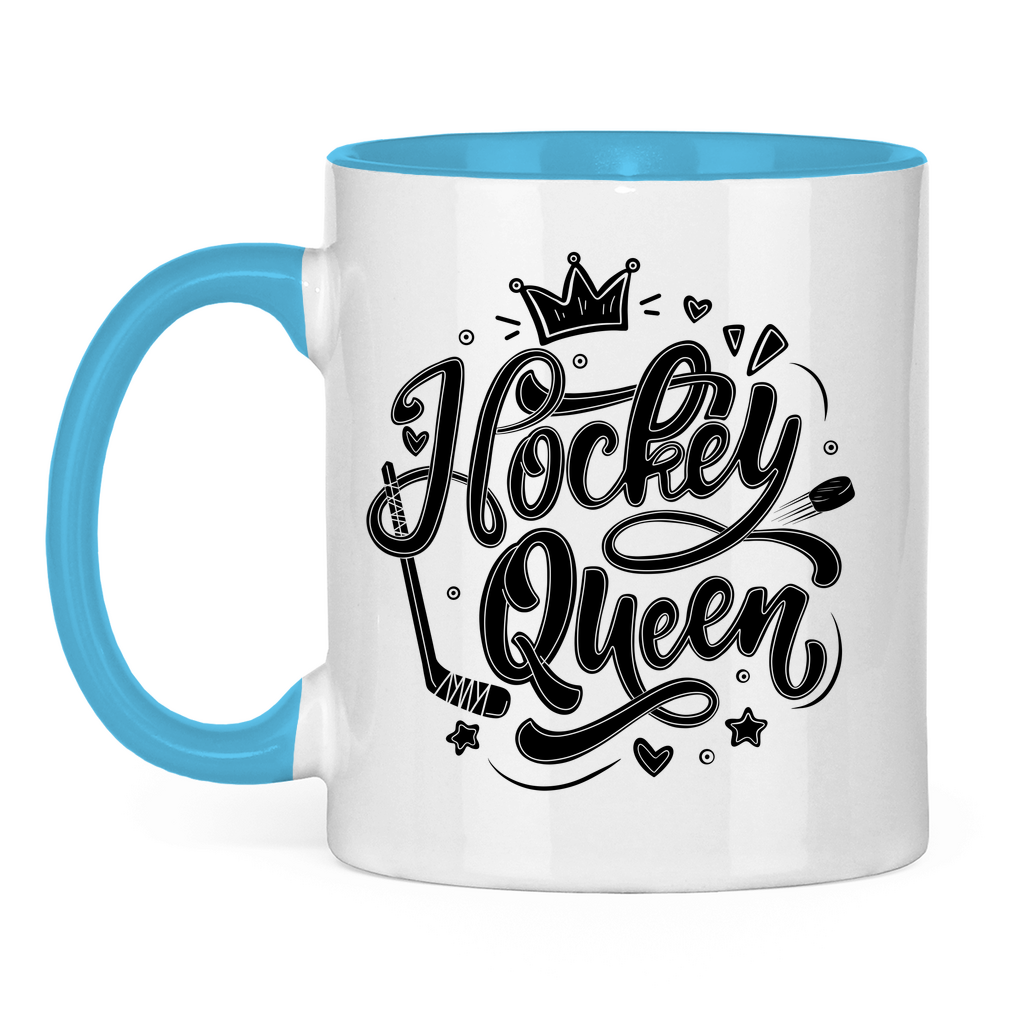 Tasse zweifarbig HOCKEYQUEEN II