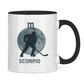 Tasse zweifarbig STERNZEICHEN SCORPIO / SKORPION