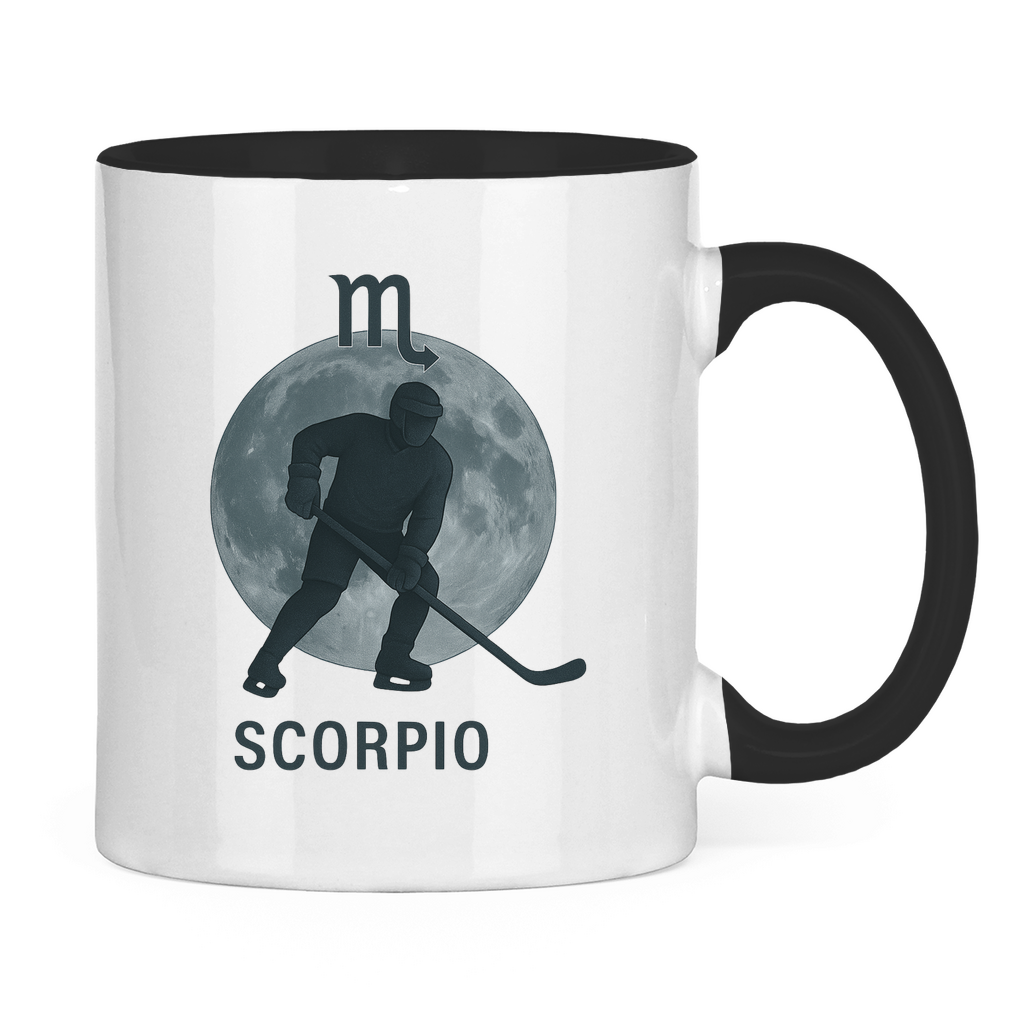 Tasse zweifarbig STERNZEICHEN SCORPIO / SKORPION