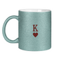 Glitzertasse HOCKEY HERZKÖNIG