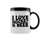 Zaubertasse  I LOVE HOCKEY & BEER