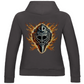 Ladies Hoodie BURNING MASK (back)