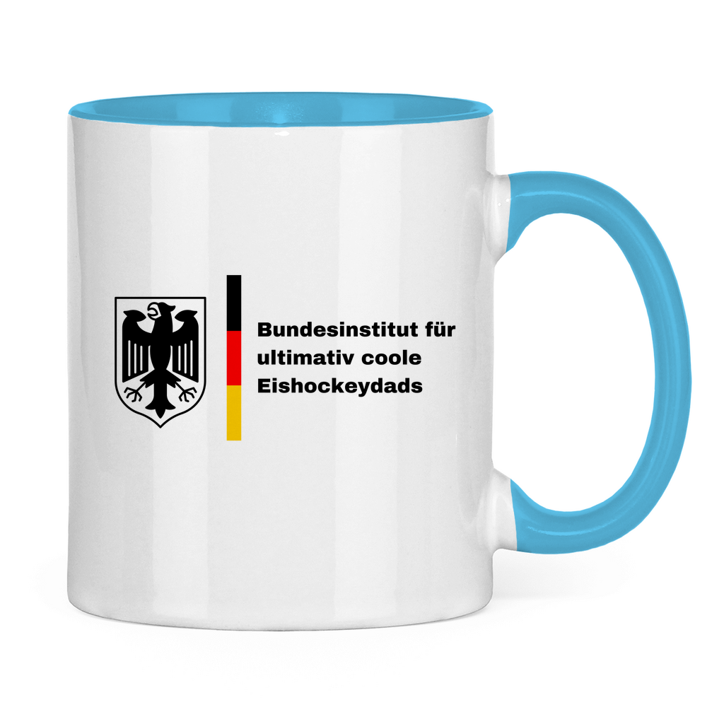 Tasse zweifarbig BUNDESINSTITUT HOCKEYDAD