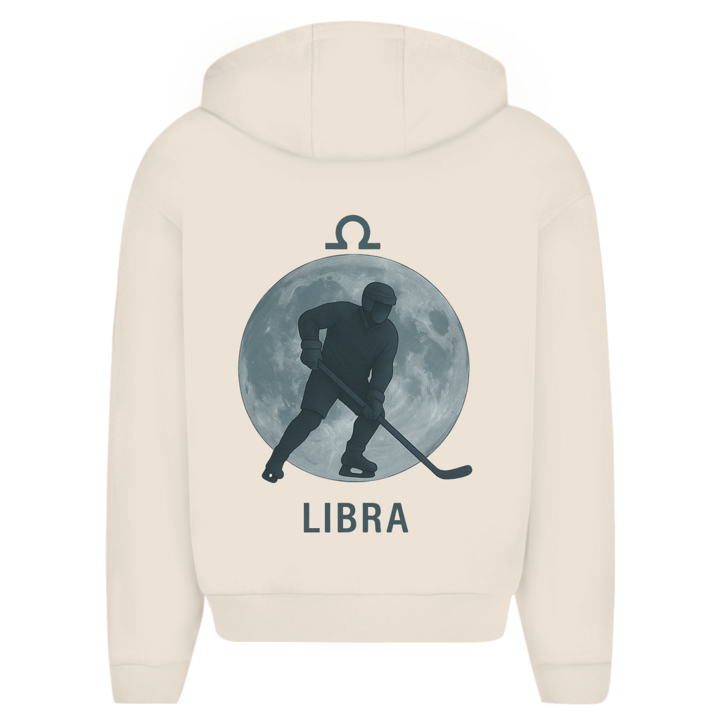 Oversize Zipper STERNZEICHEN LIBRA / WAAGE (front&back)