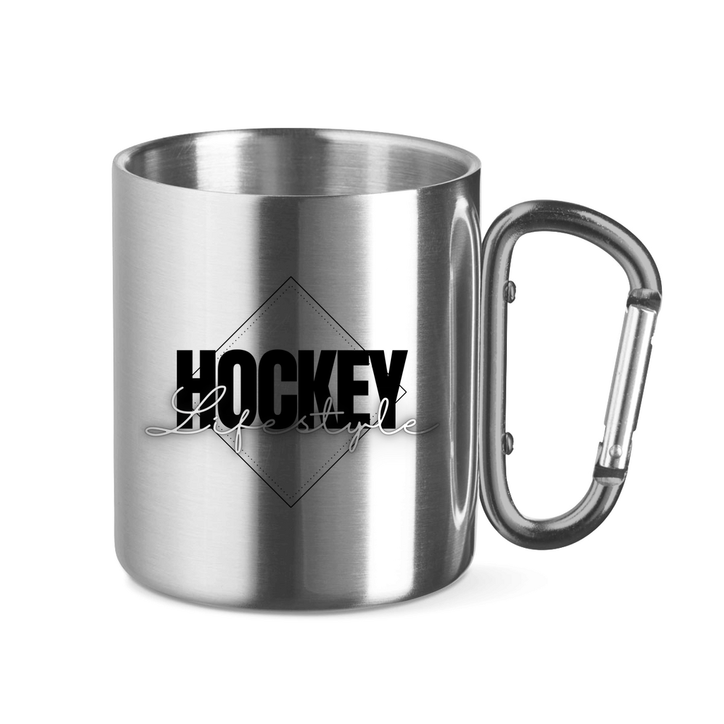 Edelstahltasse mit Karabinergriff HOCKEY LIFESTYLE