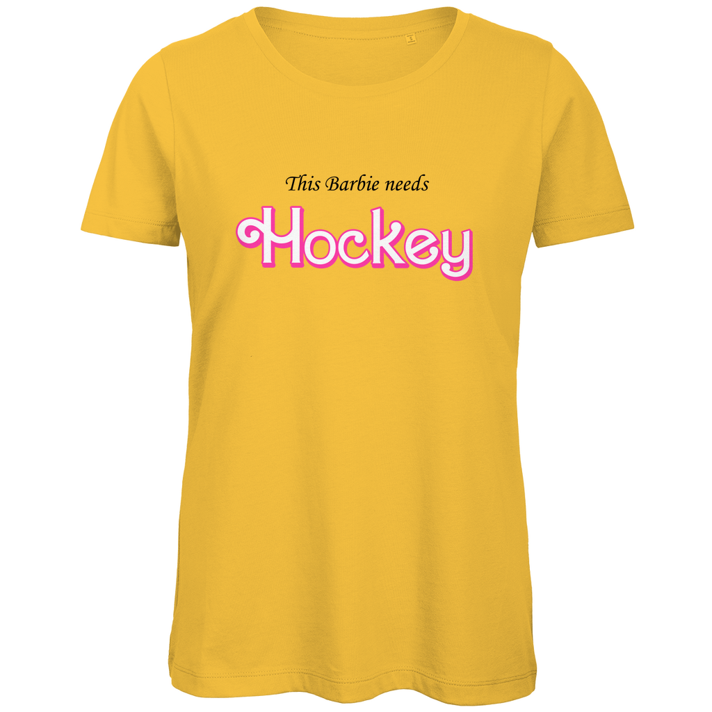 Ladies T-Shirt BARBIE NEEDS HOCKEY