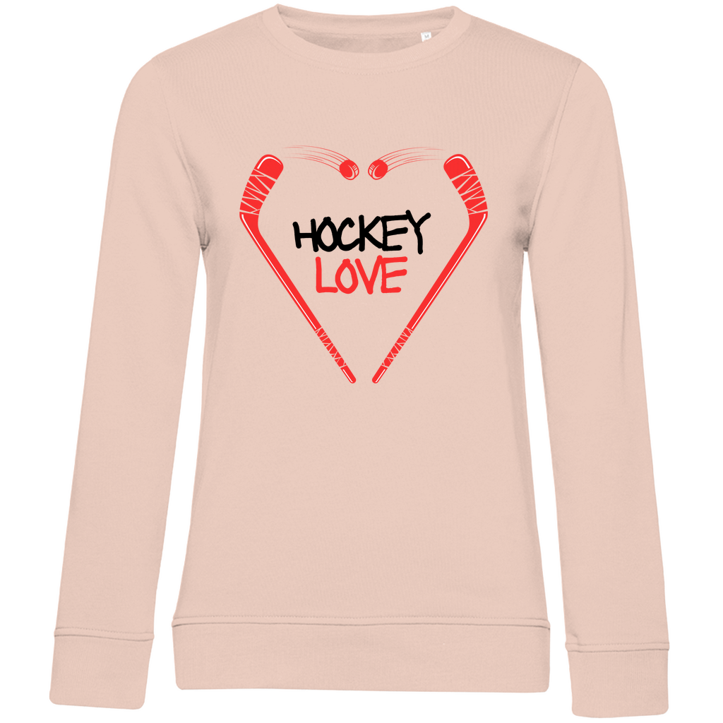 Ladies Sweatshirt HOCKEYLOVE STICKHEART