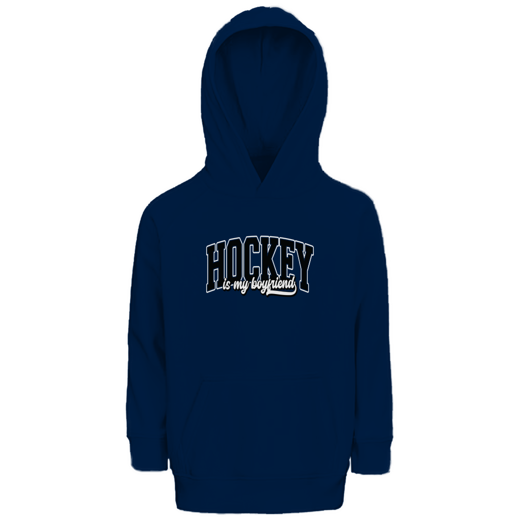 Kids Hoodie HOCKEY IS MY BOYFRIEND
