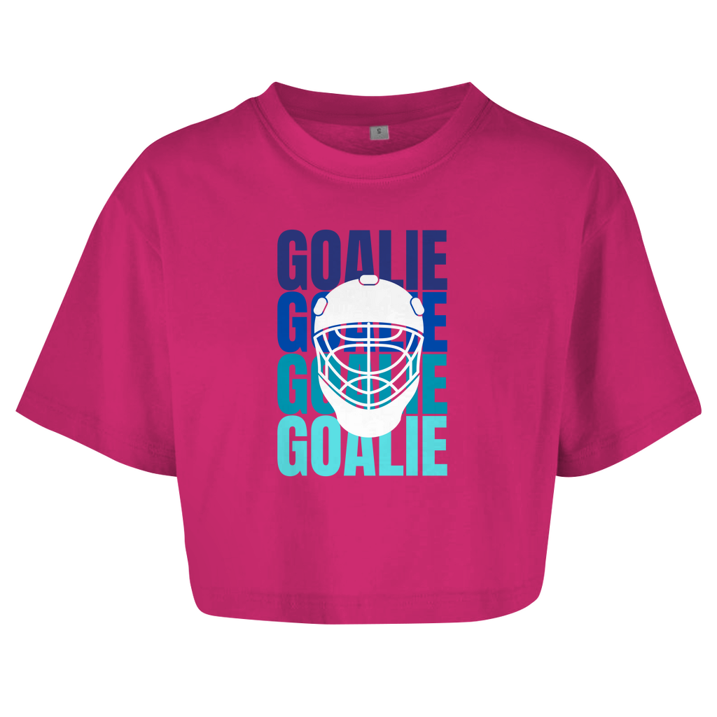 Ladies Crop Top GOALIE MASKE