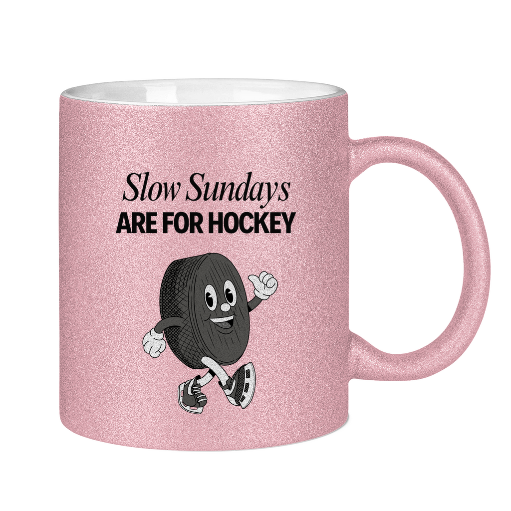 Glitzertasse SLOW SUNDAYS