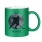 Glitzertasse STERNZEICHEN TAURUS / STIER