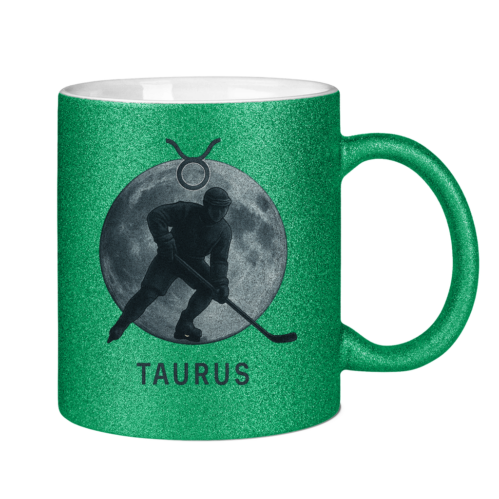 Glitzertasse STERNZEICHEN TAURUS / STIER